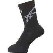 XBS413 9091 [ソックス25 メンズ 26cm(25～27cm) ブラック×カーボン]