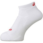 XBS418 0123 [ソックス10 メンズ 26cm(25～27cm) ホワイト×レッド]