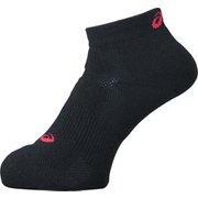 XBS418 9023 [ソックス10 メンズ 24cm(23～25cm) ブラック×レッド]