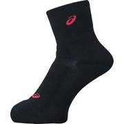 XBS419 9023 [ソックス16 メンズ 28cm(27～29cm) ブラック×レッド]
