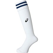 XSS099 0150 [JR.ストッキング メンズ 22cm（21～23cm） ホワイト×ネイビー]
