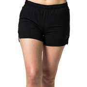 XXL871 001 [W’Sランニングマルチポケットショーツ レディース Sサイズ BLACK/BLACK]