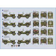 AHKD72005 [WW.II 米軍 1/4トン 小型車両 「チェコスロバキア独立機甲旅団」 デカール]