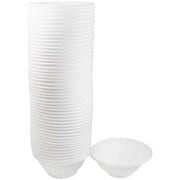 E-2R [発泡どんぶり 中 使い捨てボウル 650ml 50個入り 16×6.8cm 日本製]