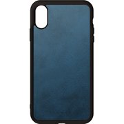 TU-I8S-502 [iPhone X/XS ケース 藍染プレミアムレザー 浅葱/ASAGI]