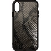 TU-I8S-513 [iPhone X/XS ケース パイソンレザー 柳/YANAGI]