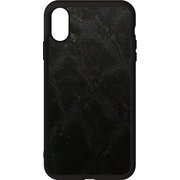 TU-I8S-516 [iPhone X/XS ケース エレファントレザー 黒羽/KUROHA]