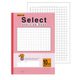 セレクト学習帳 10mm方眼 ピンク 実線罫 応用罫 EH-10P