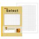A4 セレクト学習帳 5mm方眼 クリーム 10mm実線罫 十字リーダー SH-5C