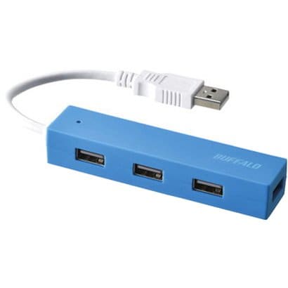 BSH4U050U2BL [USB2.0バスパワーハブ 4ポートタイプ ブルー]