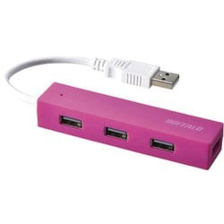 USB2.0バスパワーハブ 4ポートタイプ ピンク BSH4U050U2PK