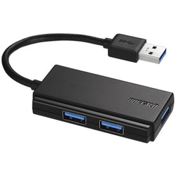 USB3.0バスパワーハブ 3ポートタイプ ブラック BSH3U108U3BK