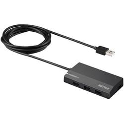 USB3.0セルフパワーハブ 4ポートタイプ ブラック BSH4A128U3BK