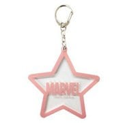SPKC1381MARVEL LOGO STAR PINK Acrylic key holder03 [キャラクターグッズ]