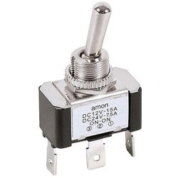 トグルスイッチ ON-ON DC12V・15A/DC24V・7.5A 3202