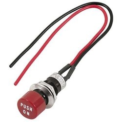プッシュスイッチ 自動もどり DC12V・5A/DC24V・2.5A 3211