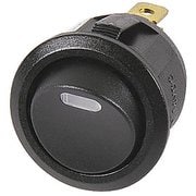 ロッカスイッチ ON-OFF DC12V・15A 発光色:アイスブルー 3215