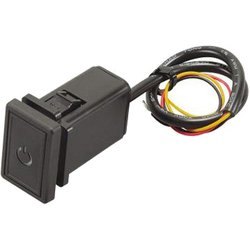 プッシュスイッチ（トヨタ車用）ON-OFF DC12V・500mA 発光色:ホワイト 3216