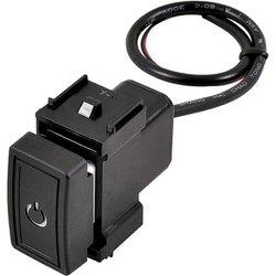 プッシュスイッチ（日産車用）ON-OFF DC12V・500mA 3220