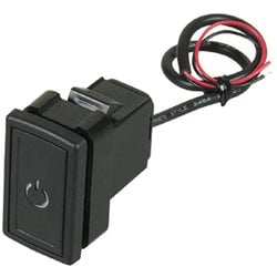 プッシュスイッチ（ホンダ車用）ON-OFF DC12V・500mA 3221