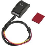貼り付けプッシュスイッチ ON-OFF DC12V・200mA 発光色:ホワイト 3224
