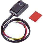 貼り付けプッシュスイッチ ON-OFF DC12V・200mA 発光色:ホワイト 3225