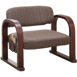 ヨドバシ.com - ファミリー・ライフ 天然木立ち座り楽ちん座椅子