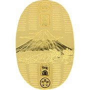 K24/10g 純金富士山小判