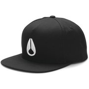 SIMON SNAP BACK HAT/BLACK WHITE