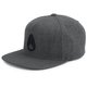 SIMON SNAP BACK HAT/DARK GRAY HEATHER