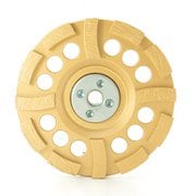 鬼削り プレミアム ダイヤモンドカップ 十字型 フランジ付 研削用 100mm