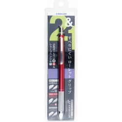 マルシャン ジェイピー 2色（黒・赤）油性ボールペン 0.7mm＋シャープペンシル 0.5mm レッド 17-0130-030
