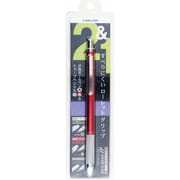 マルシャン ジェイピー 2色(黒・赤)油性ボールペン 0.7mm+シャープペンシル 0.5mm レッド 17-0130-030