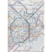 鉄道路線図ノートA5首都圏 日本語 RNASJ