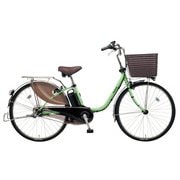電動アシスト自転車 ビビ・DX24 24型 16Ah 内装3段変速 アップルグリーン 2019年モデル BE-ELD435G2