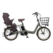 電動アシスト自転車 ギュット・アニーズ・SX 20型 12Ah 内装3段変速 マットオリーブ 2019年モデル BE-ELAS03G