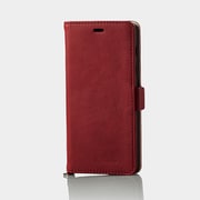 Galaxy Feel2 ソフトレザーカバー 磁石付 レッド PD-SC02LPLFYRD