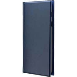 Galaxy Feel 2 薄型PUレザーフラップケース PRIME ネイビー LP-GF2LPNV
