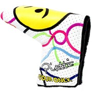 Tour Only Angry Face Putter Cover White パターカバー