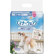 マナーウェア 女の子用 Mサイズ チェック 34枚 [犬用紙おむつ]