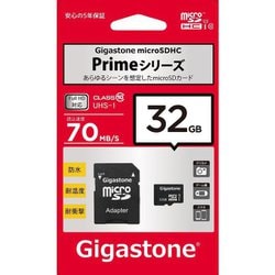 Primeシリーズ microSDHCカード 32GB Class10 UHS-I U1 最大読込70MB/s GJMX-32GU170R