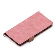 PG-XZ3FP03PK [Xperia XZ3 フリップカバー PUレザーダメージ加工 ダスティピンク]
