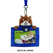 忠犬もちしば ネックカードケース おかか [キャラクターグッズ]