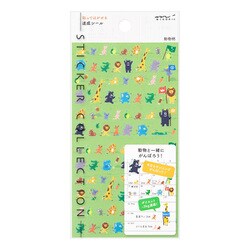 シール 2384 達成 動物柄 82384006