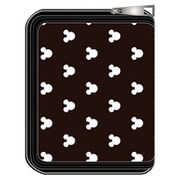 DMK-WLT11 ディズニー 折財布 BK [キャラクターグッズ]