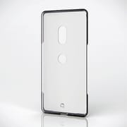 PM-XZ3UCTMBK [Xperia XZ3 ソフトケース サイドメッキ ブラック]