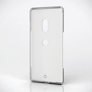 PM-XZ3UCTMSV [Xperia XZ3 ソフトケース サイドメッキ シルバー]