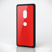 PM-XZ3HVCG3RD [Xperia XZ3 ハイブリッドケース ガラス 背面カラー レッド]