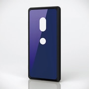 PM-XZ3HVCG3BU [Xperia XZ3 ハイブリッドケース ガラス 背面カラー ブルー]