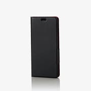 PM-XZ3PLFUBK [Xperia XZ3 ソフトレザーカバー 薄型 磁石付 ブラック]